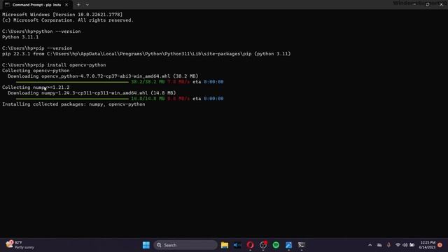 How To Install OpenCV Python in Visual Studio Code (Windows 10/11) смотреть онлайн