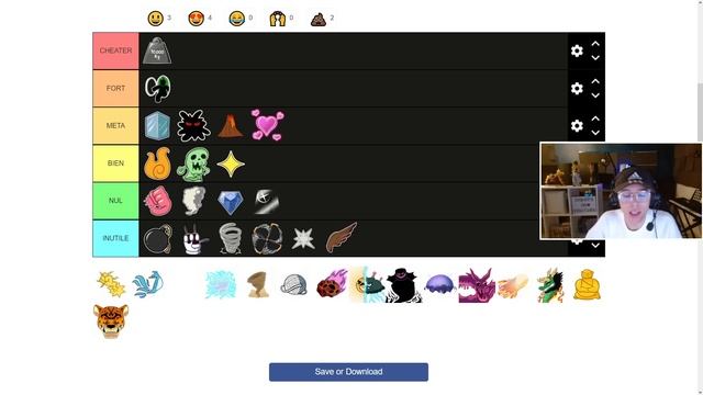 LES MEILLEURS FRUITS PVP DE BLOX FRUITS EN UNE TIER LIST ! смотреть онлайн