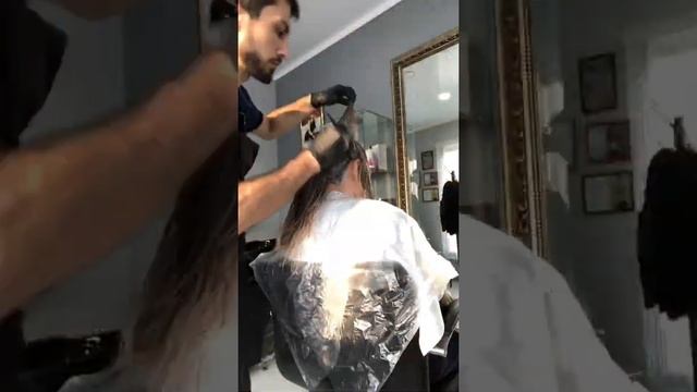 Окрашивание, начёс,шатуш смотреть онлайн