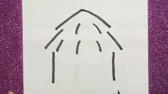 House Drawing ? How to Draw a Village Hut || Easy House Sketch смотреть онлайн