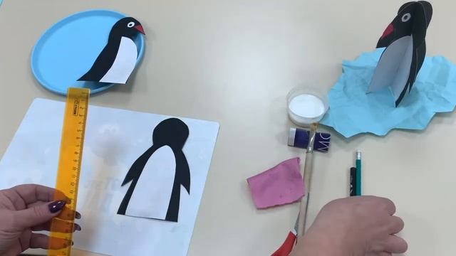 Поделка "Пингвин на льдине" смотреть онлайн