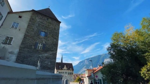 Chur Switzerland | the oldest city in Switzerland | 4K | Swiss towns | Graubunden | Graubünden