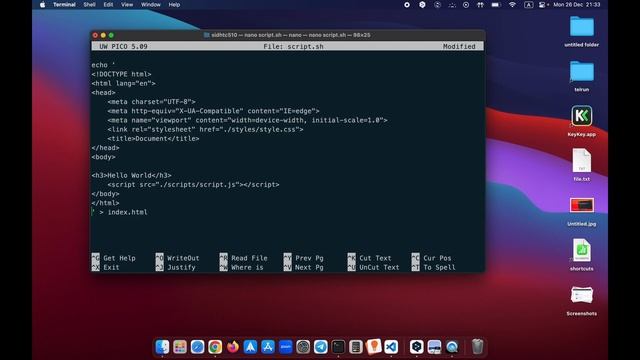 script который формирует проект одной командой | vscode | html | css | javascript смотреть онлайн