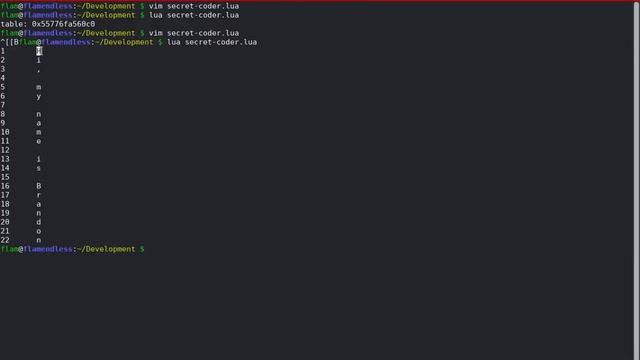 String to Secret Code! - lua tutorial смотреть онлайн