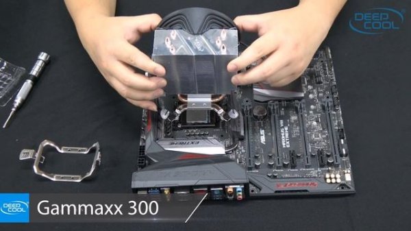 [Installation Demo] Gammaxx 300 CPU Air Cooler on Intel Socket