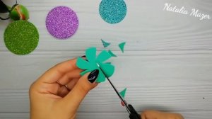 5 ИДЕЙ на 8 марта ЦВЕТОВ ИЗ ФОАМИРАНА СВОИМИ РУКАМИ