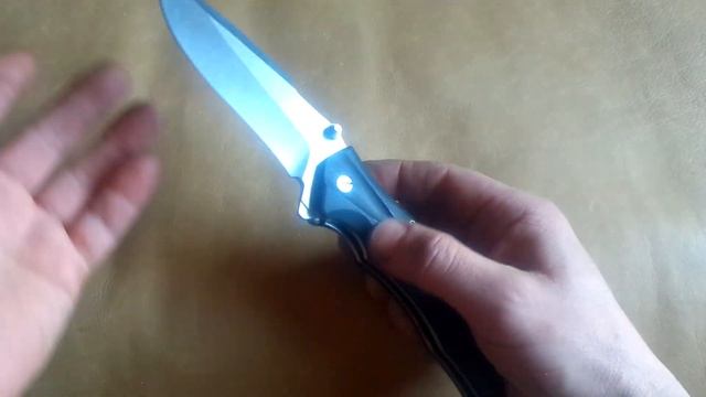 Работа механизма складного ножа после ремонта / Folding knife after repair . Часть II смотреть онлайн