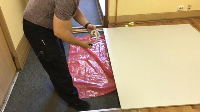 Обставляем швейную мастерскую за недорого (часть 1). Раскроечный стол. смотреть онлайн