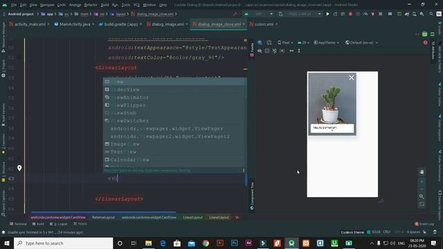 How to Create a Custom Pop Up with Great UI || Android Studio || Custom Dialog || смотреть онлайн