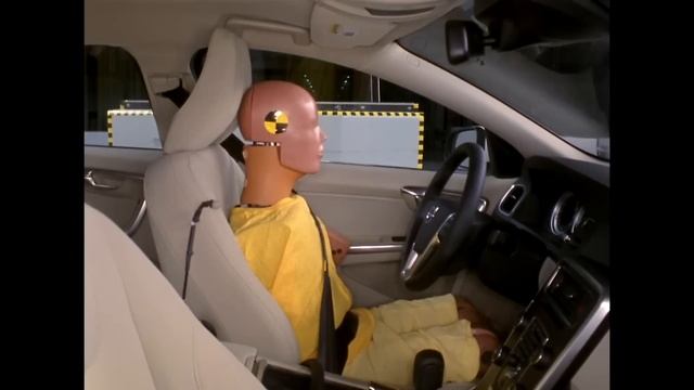 2012 Volvo S60 side IIHS crash test смотреть онлайн