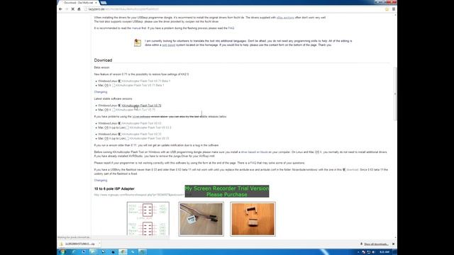 KK2 Multicopter Controller firmware update using USBASP on Windows 7 Computer смотреть онлайн