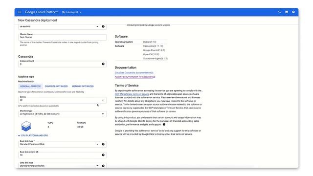 Deploying Cassandra from Google Cloud Marketplace смотреть онлайн