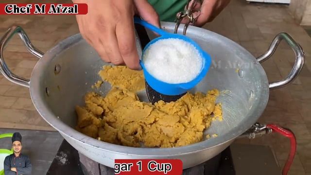 Authentic Daal Chana Halwa Recipe By Chef M Afzal| смотреть онлайн