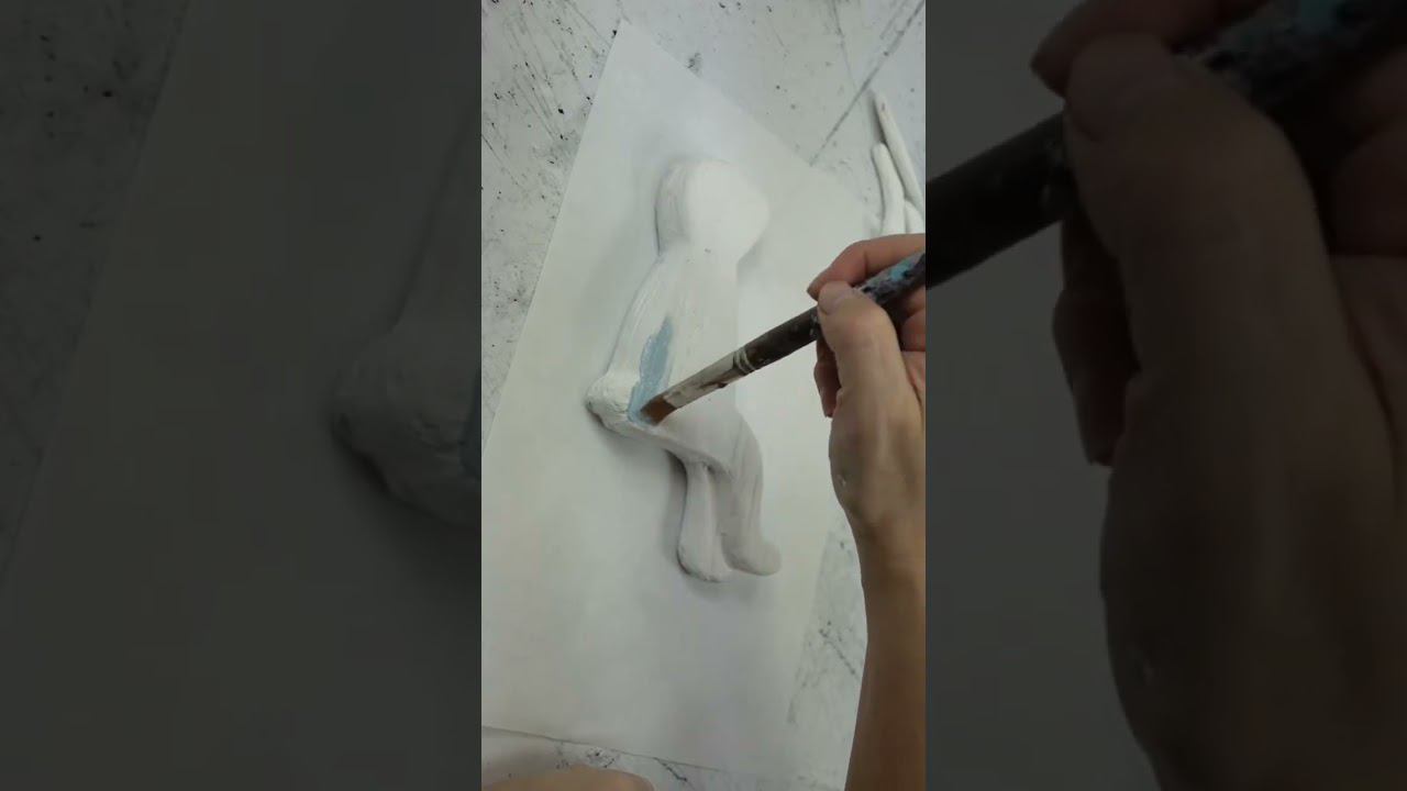 Имитация дерева. Пасхальный декор #таиркраски #пасха #декор смотреть онлайн