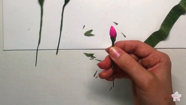 How to make crepe paper flower "Lewisia" making tutorial n.45 | DIY | Healing смотреть онлайн