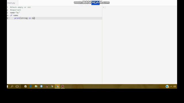 check empty or Not :Python Tutorial 41 смотреть онлайн