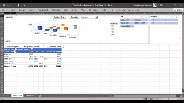 Auto-Pivot and Dashboard- Demo-Publish Pivot and Dashboard report in one click смотреть онлайн
