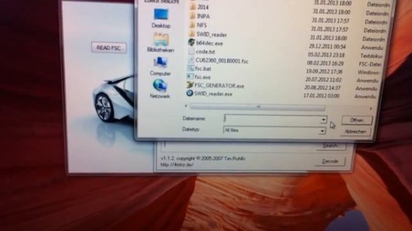 BMW FSC Code Generator Software