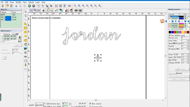 How to use Ezcad to make the jewelry name plate смотреть онлайн