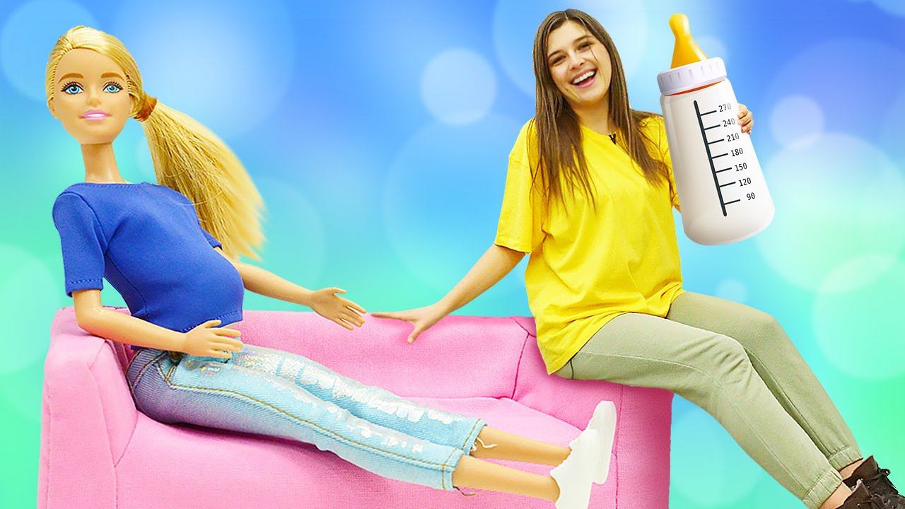 Беременная Барби. Братик для Челси. Видео игры для девочек смотреть онлайн