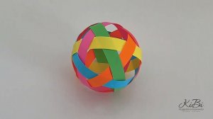 Шар из бумажных полосок | Поделки из бумаги своими руками | DIY