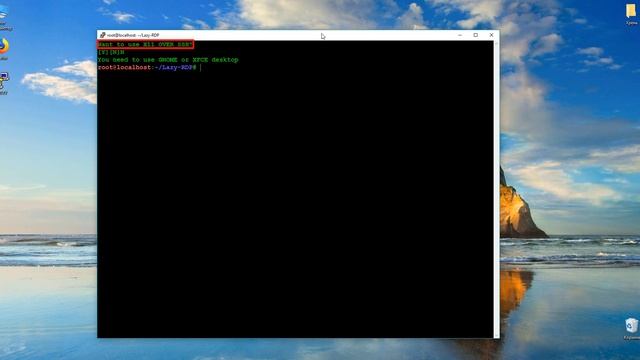Как запустить Lazy-RDP через SSH. Или о том, как работает проброс X11 over ssh. смотреть онлайн