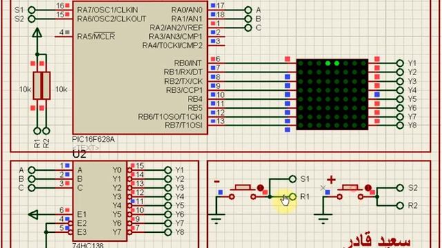 Control 64 LED with two button смотреть онлайн