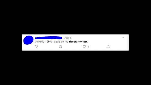 Rice Purity Test score meaning! Does income level affect the score? What does test show you? смотреть онлайн