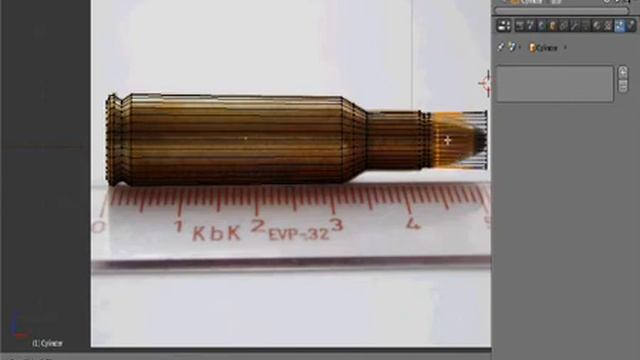 Speed modelling a bullet (Blender) смотреть онлайн
