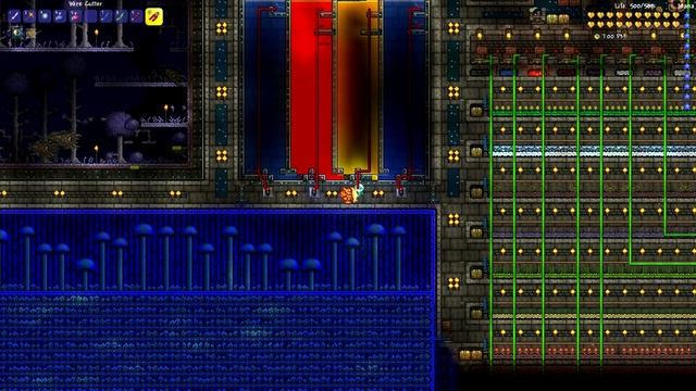 Генератор меда и обсидиана в Terraria 1.3 [Obsidian and honey generator] смотреть онлайн