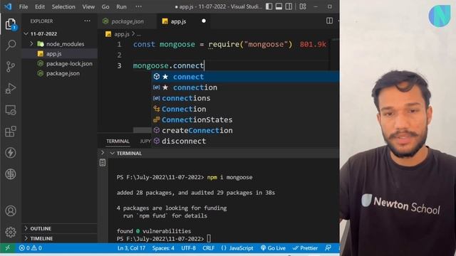 Introduction to Mongoose | Newton School смотреть онлайн