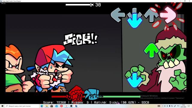 ЗОМБИ САНТА И СЛИШКОМ МНОГО СТРЕЛОЧЕК  #FNFMOD