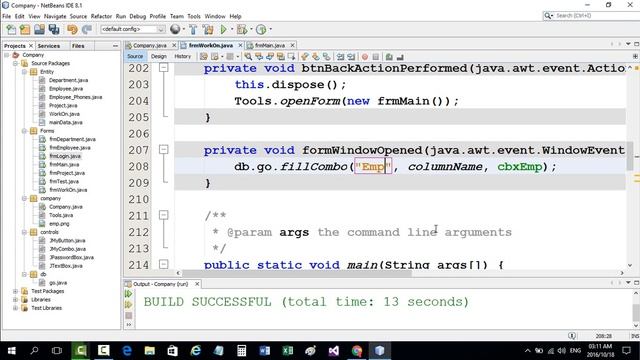 Fill Employee & Project Work On Form In JAVA #311 смотреть онлайн