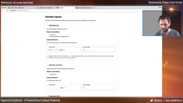 React/WebdriverIO Live Stream #8 - Testing React with WebdriverIO смотреть онлайн