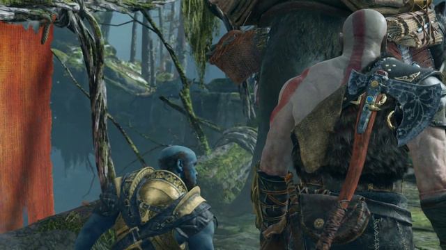 God of War встретил по дороге кузнеца по оружиям Брока смотреть онлайн