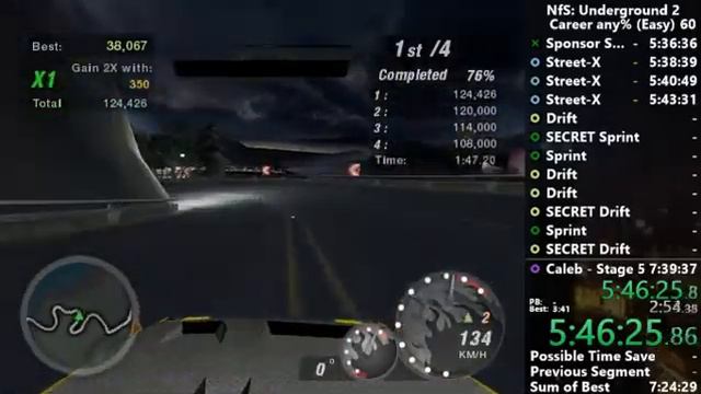 Need For Speed: Underground 2 SpeedRun (Segmented) In 7:05:28 #4