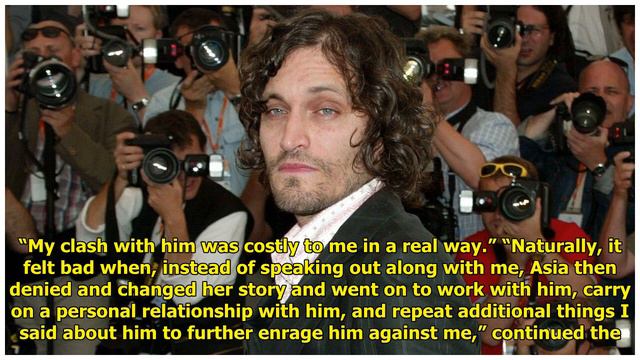 Vincent Gallo says he's a Harvey Weinstein victim, criticizes Rose McGowan and Asia Argento смотреть онлайн