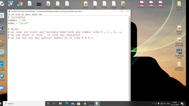 Python Tutorial: Variables and String Concatenation in Hindi смотреть онлайн