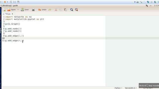 How to create a graph using Networkx library : Networkx Tutorial # 1 смотреть онлайн