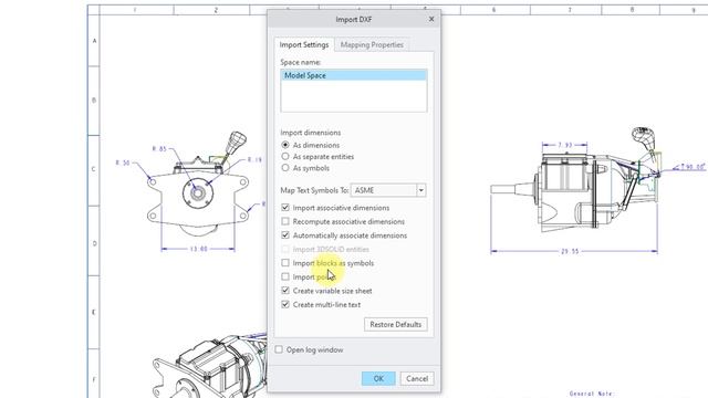 Creo Parametric - Importing a DXF Drawing смотреть онлайн