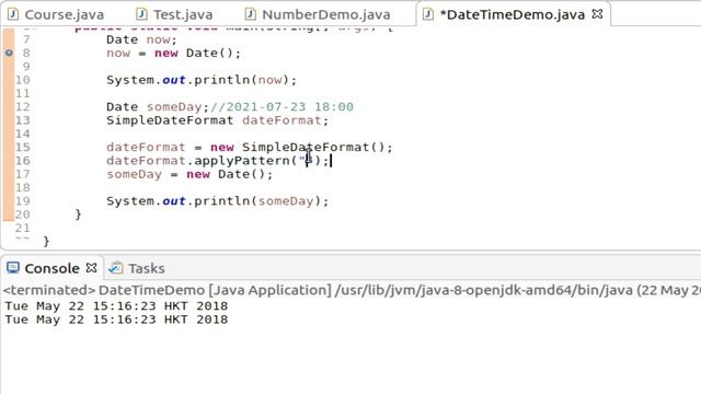 Date time in Java (part 1) | try catch block in Java | JAVA Simplified 08 смотреть онлайн