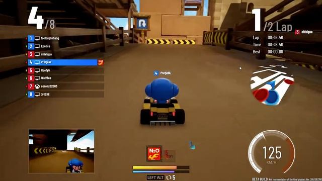 KartRider Drift Closed Beta Gameplay Speed Mode : Desert Construction Chaos смотреть онлайн