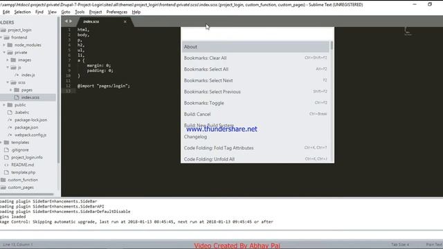 Installing SublimeText3 Sass Package Windows 10 смотреть онлайн