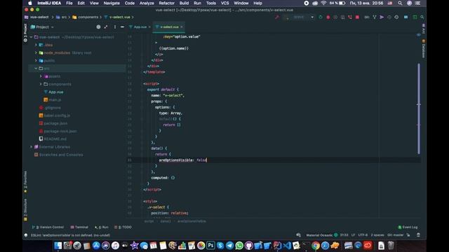 [ВАЖНО - Читай описание] SELECT. Создание кастомного стилизуемого компонента на Vue.js смотреть онлайн