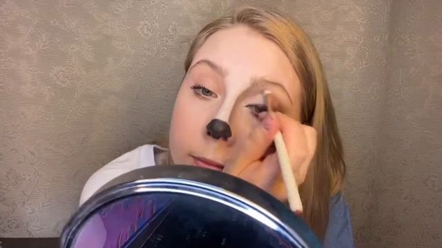 Как нарисовать маску животного ⁉️ГРИМ. СОБАКА. КОШКА. смотреть онлайн