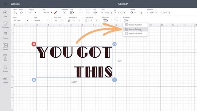 Working with Text Features | Beginner Design Space Tutorial | Cricut™ смотреть онлайн