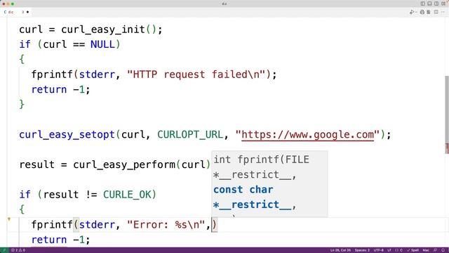Send An HTTP Request | C libcurl Library Introduction смотреть онлайн