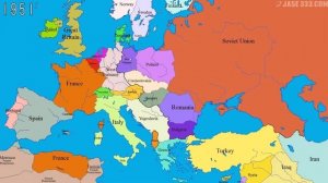 Video карта Европы и европейской части Россия