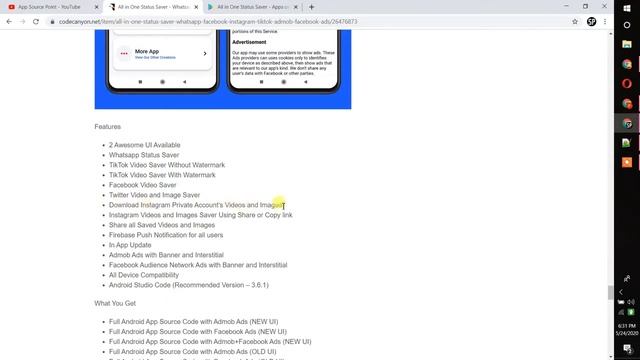 All in one Status Saver Android Studio Source code || WhatsApp Fb Tiktok Instagram video downloader смотреть онлайн