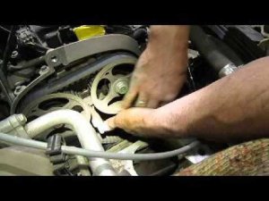 Замена ремня грм на 16 клапанном двигателе Рено к4м